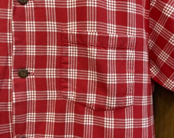 Vintage 1960's Palaka Design Cotton Tiki Worker Style Hawaiian