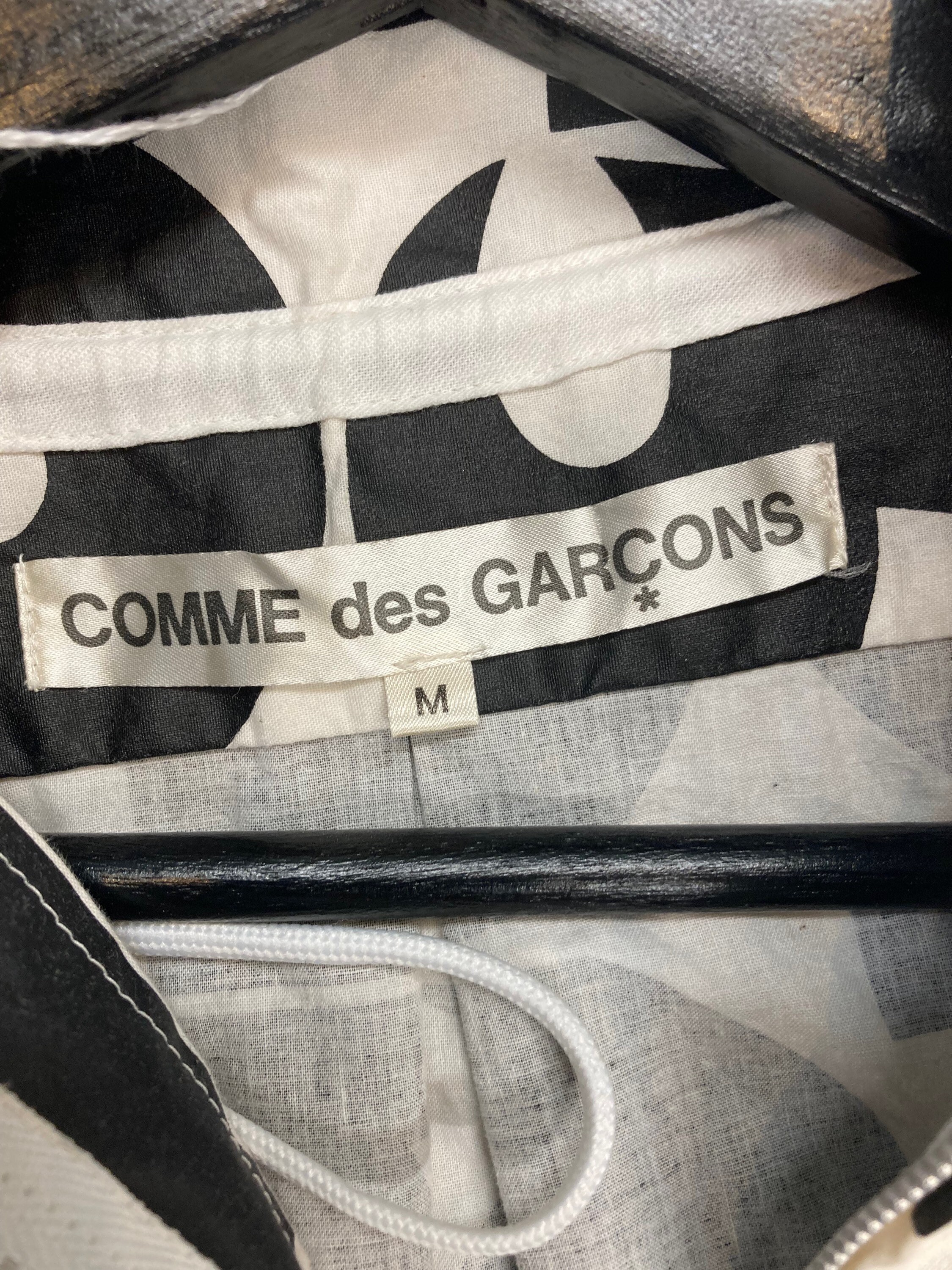 Vintage 1980's “comme Des Garçons” Number Print Cotton Pop