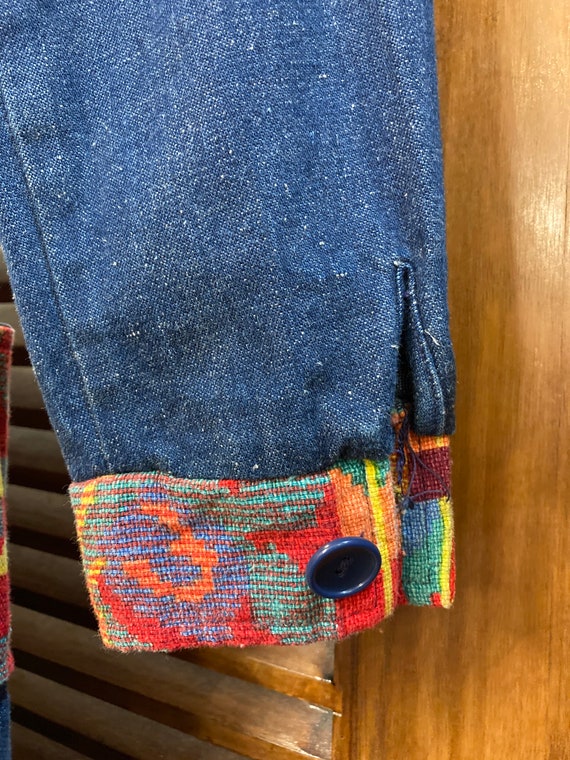 Vintage 1970’s Denim Woven Jumpsuit, Vintage Jump… - image 6