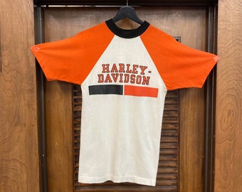 Vintage 1970's “champion” Harley Davidson Motorcycle MC Racing