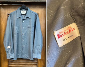 Vintage 1950s STRADIVARI Strad-o-gab Rayon Gabardine Sport