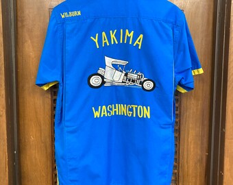 ヴィンテージ 1960 年代 カークラブ ホットロッド ジャパン 刺繍