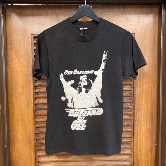 Ozzy Osbourne 84年当時物 ツアー Tシャツ ロックT メタルT OZZY OSBOURNE (オジー・オズボーン) Bark At The Moon Tour '84