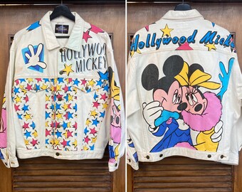 VTG 80s 90s Disney MGM Studios Mickey Mouse Vintage Denim