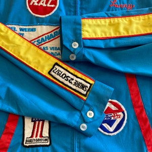Vintage 1970’s Hot Rod Racing Mod All Over Patches Windbreaker Jacket ...