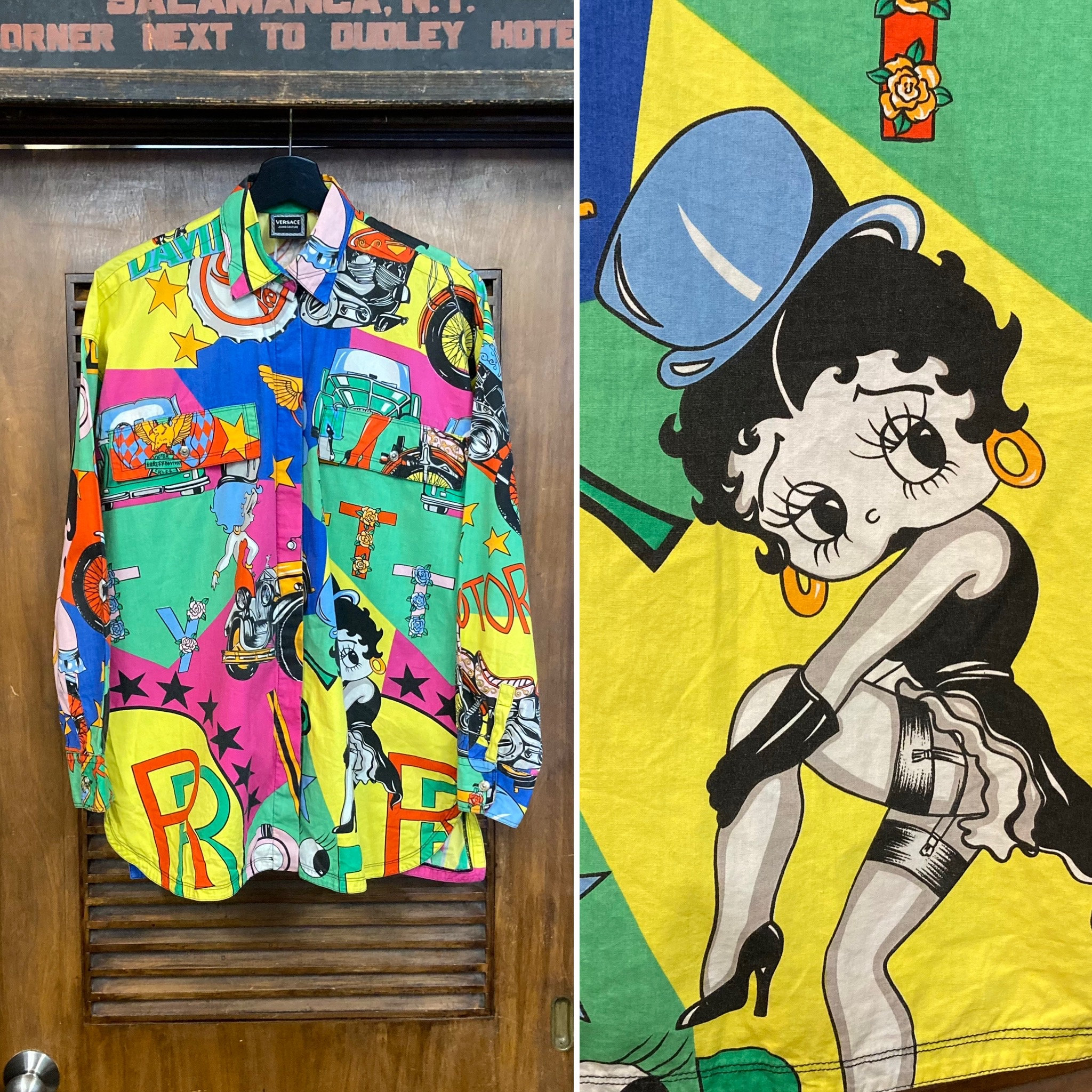 VERSACE アイスブルー90sセットアップ VERSACE アイスブルー90sセットアップ