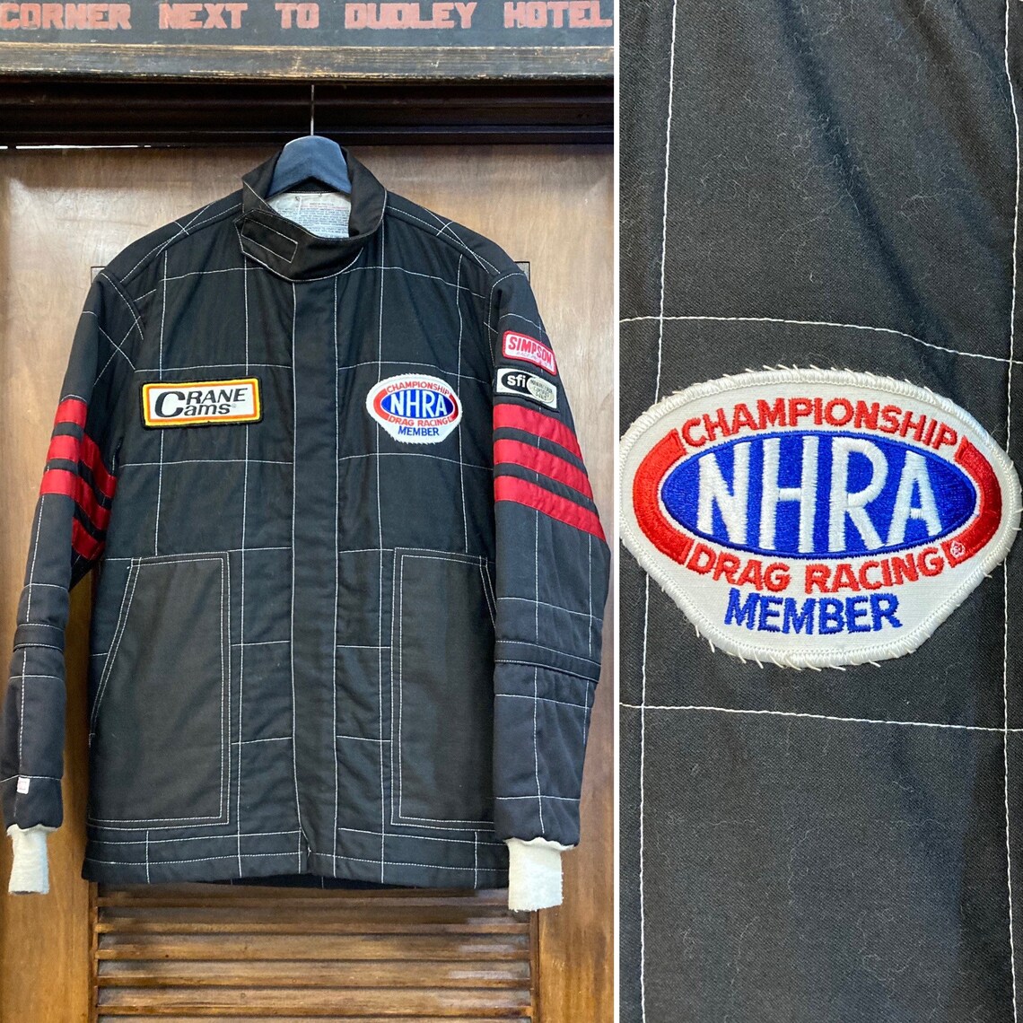 Vintage 1960s NHRA Hot Rod Drag Race Safety Racing Jacket Etsy