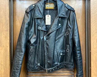 Vintage 1960's Size XL “montgomery Ward” Motorcycle MC