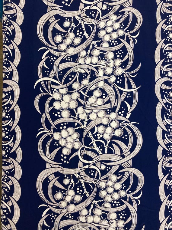 Vintage 1940’s Original Vertical Floral Rayon Pak… - image 6