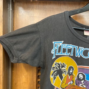 Vintage 1970s Fleetwood Mac Rock Band 1978 American Tour, All Cotton, Made in Pakistan, Two-Sided Tee, 70s T-Shirt, Vintage Clothing image 4