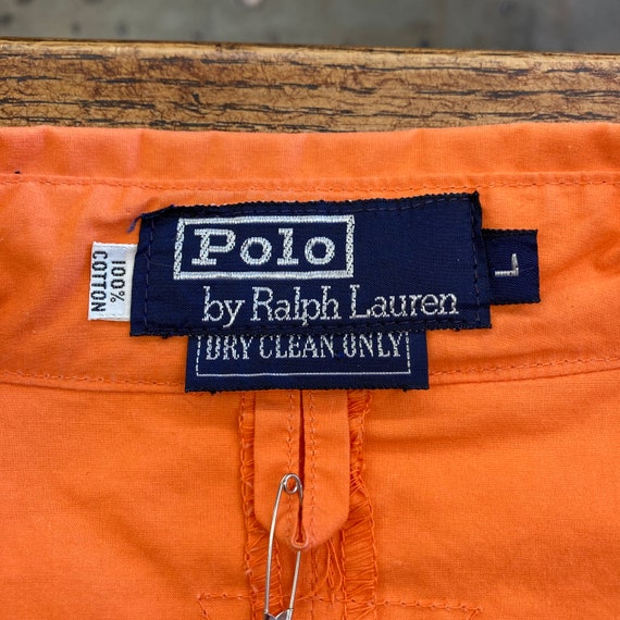 Vintage 1980’s Polo Ralph Lauren Orange Paratroop… - image 10