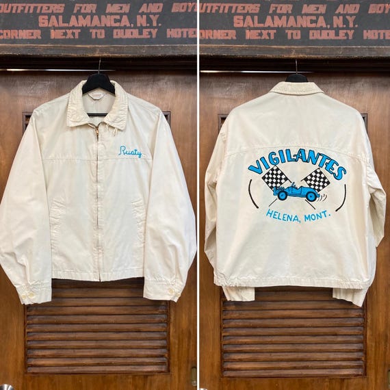 Vintage 1960's Original “vigilantes” Hot Rod Car Club Embroidery