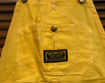 Vintage 1960's -deadstock- “dee Cee” Yellow Mod Cotton Denim Vintage 1960's -deadstock- “dee Cee” Yellow Mod Cotton Denim