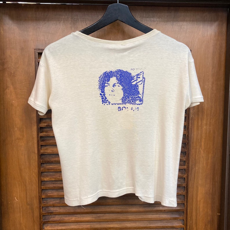 Vintage 1970s Original T. Rex Marc Bolan Glam Rock Band Two-Sided Authentic T-Shirt, 70s Tee Shirt, Vintage Clothing image 4