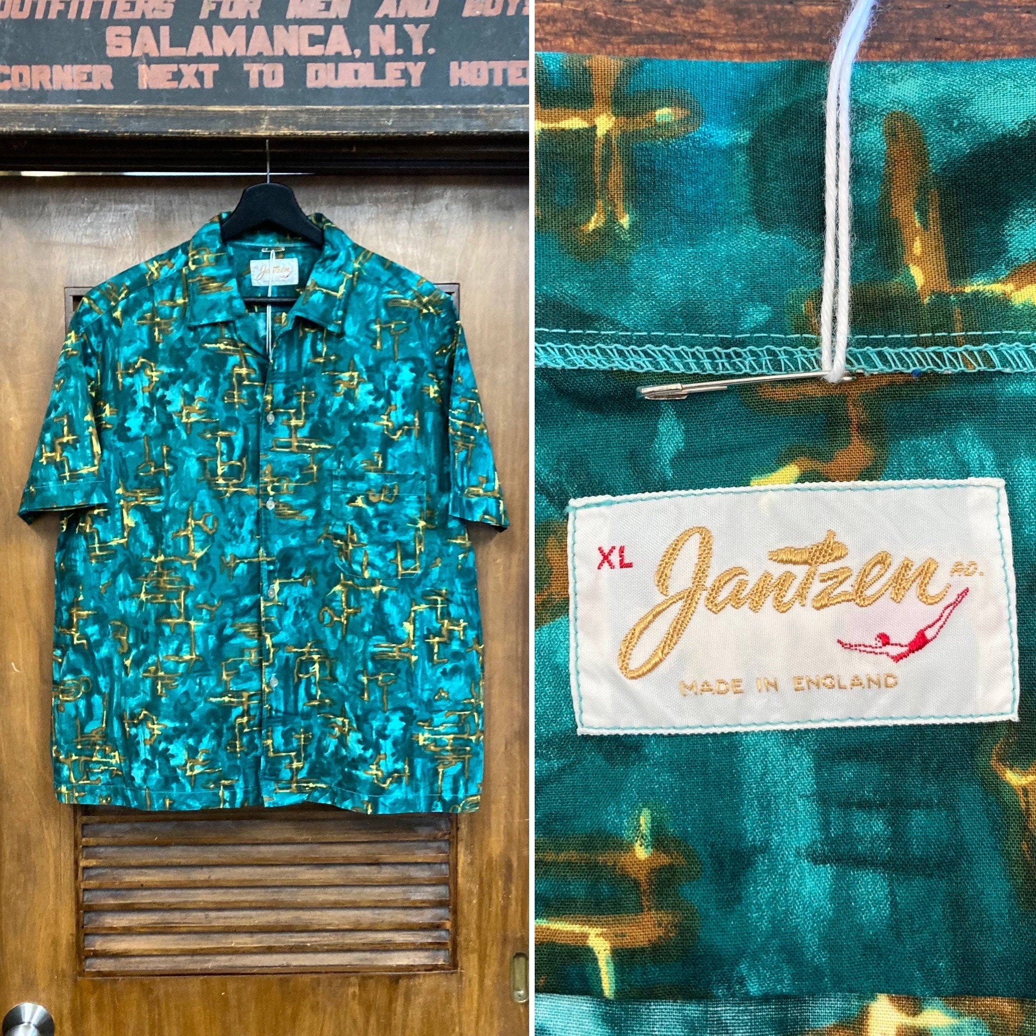 1950s jantzen. ハワイアン シャツ Made in USA Size L 【公式通販】