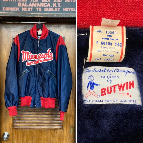 Vintage 1960's -deadstock- Minnesota Twins MLB Baseball Nylon Warm