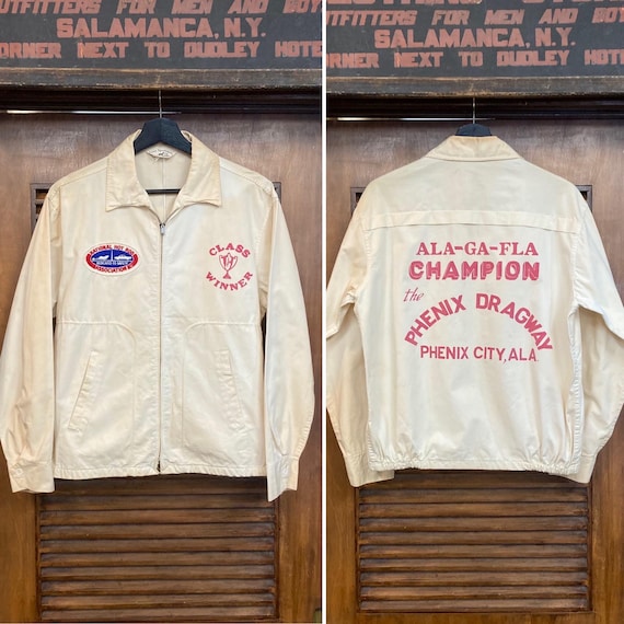 Vintage 1950's NHRA Hot Rod Drag Race Class Winner Cotton