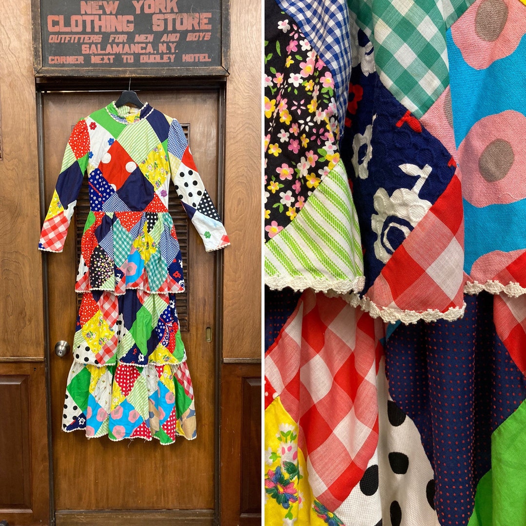 ワンピース ameri MEDI PATCHWORK CLOTH DRESS Ameri（アメリ）の「MEDI PATCHWORK CLOTH DRESS（ワンピース