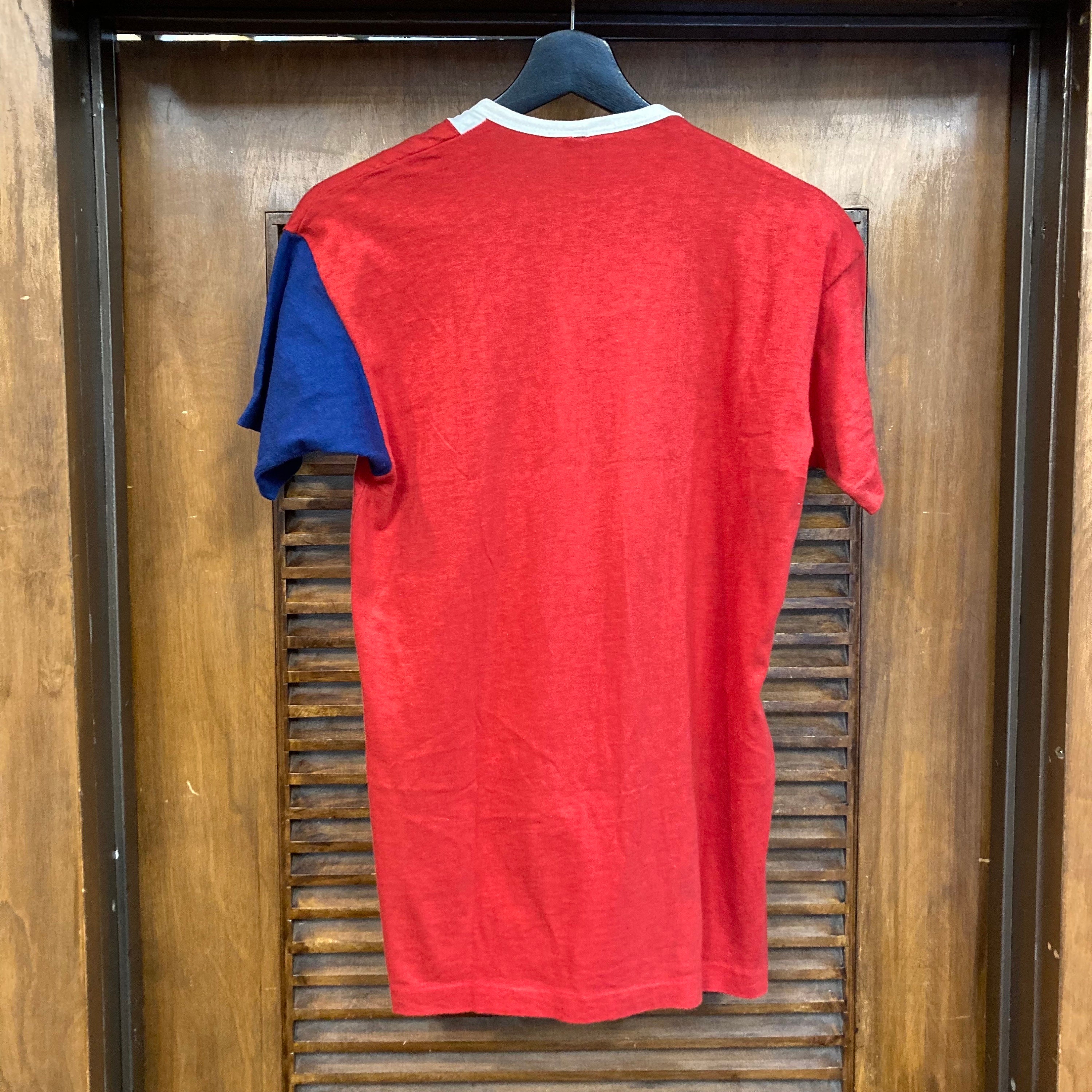 Vintage 1960's “champion” Tri-tone Cotton Tee Shirt, Original, Mod