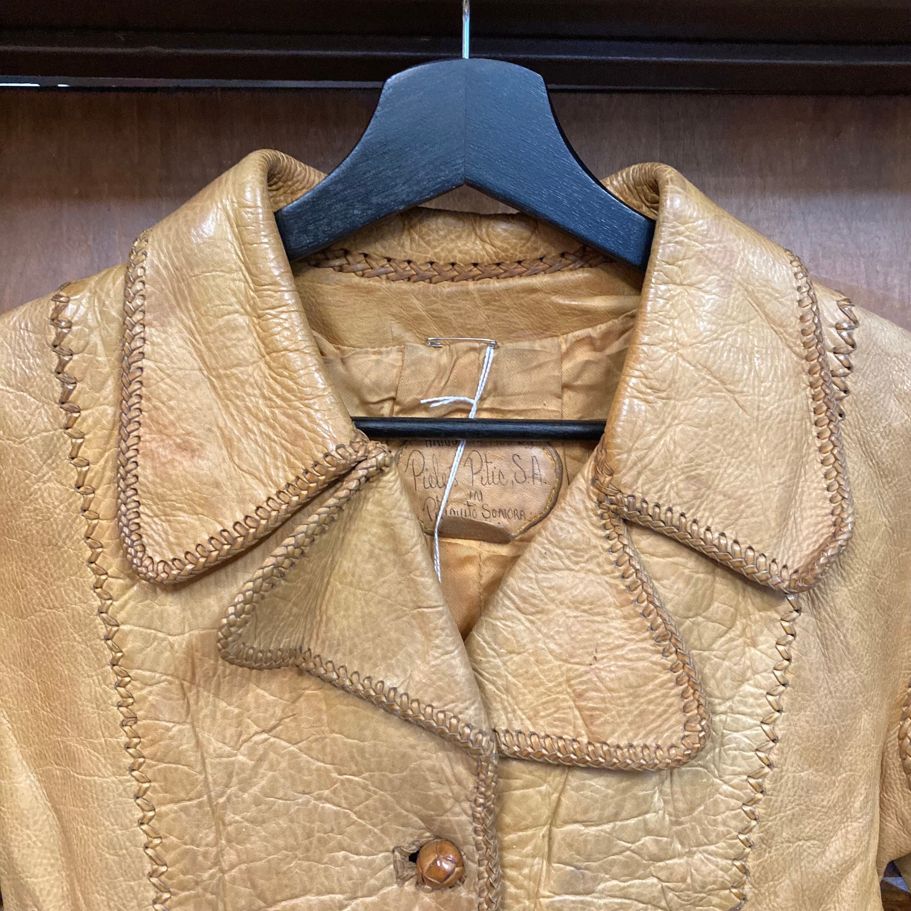 Vintage 1960's Original “north Beach” Whipstitch Hippie