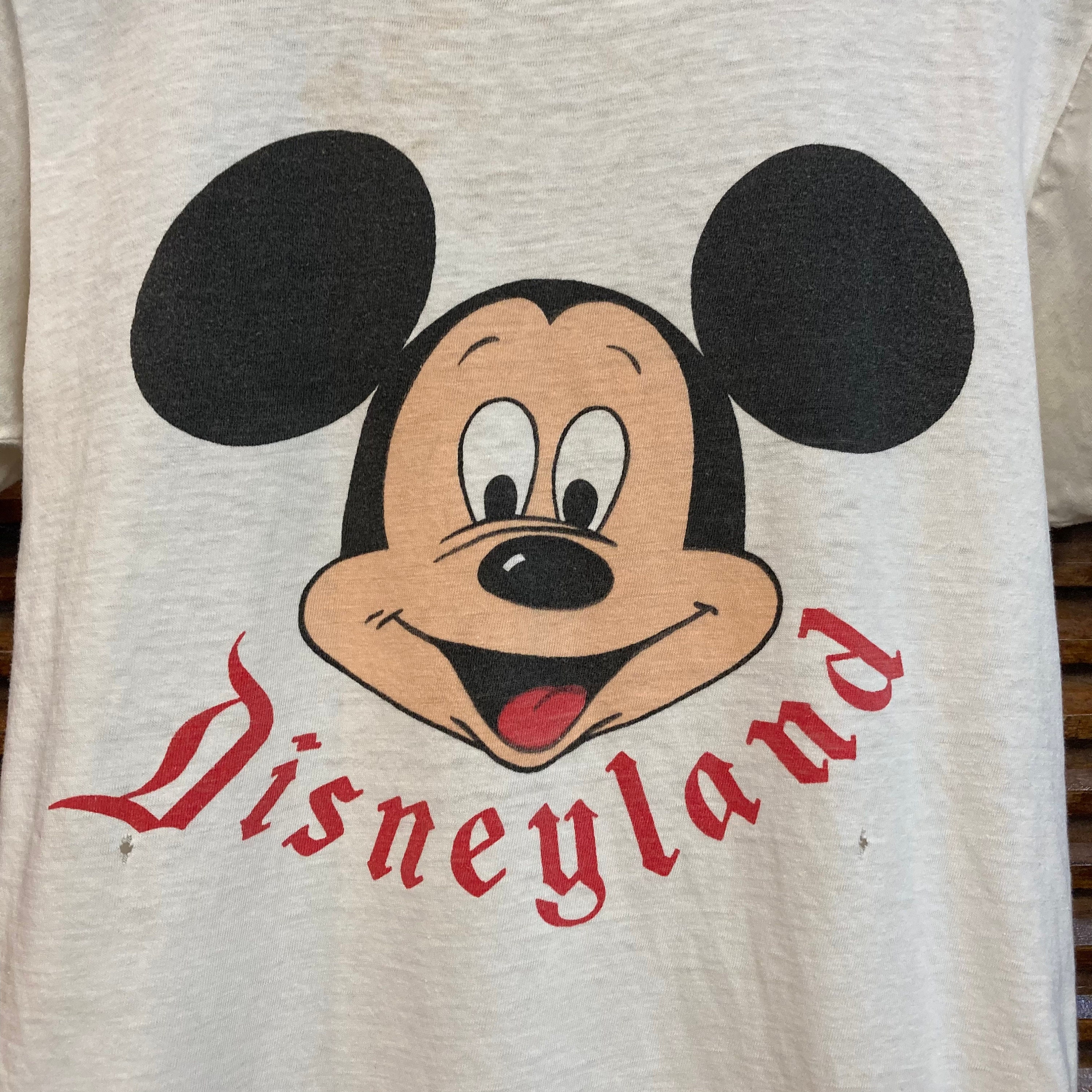 vintage Disneyland Tシャツ Vintage 1960's Original Disneyland Disney Mickey Mouse