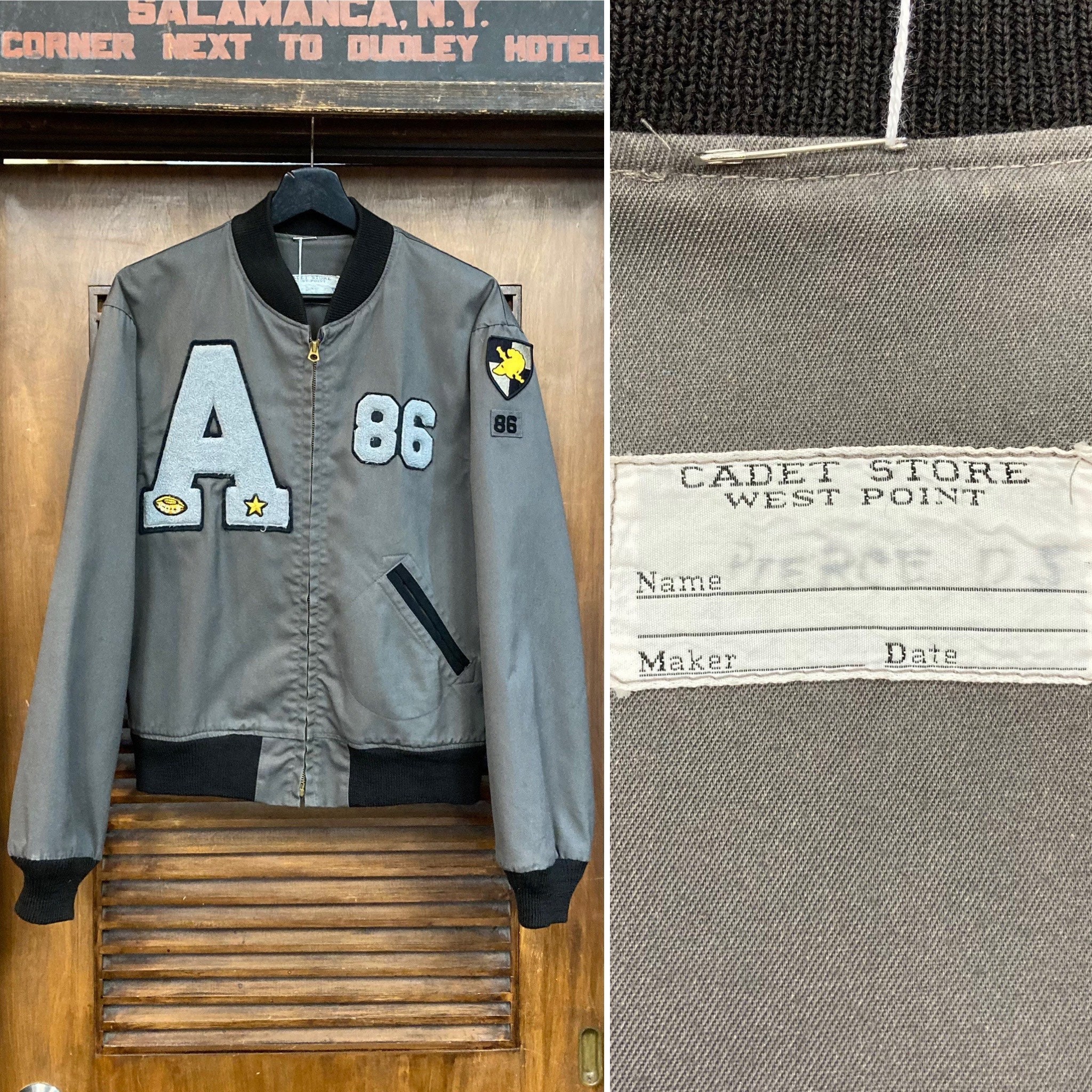 Vintage 1980's West Point Cadet Athletic Sports Bomber Vintage 1980's West Point Cadet Athletic Sports Bomber