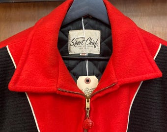 Vintage 1950's “sport Chief” Two-tone Wool Rockabilly Jacket