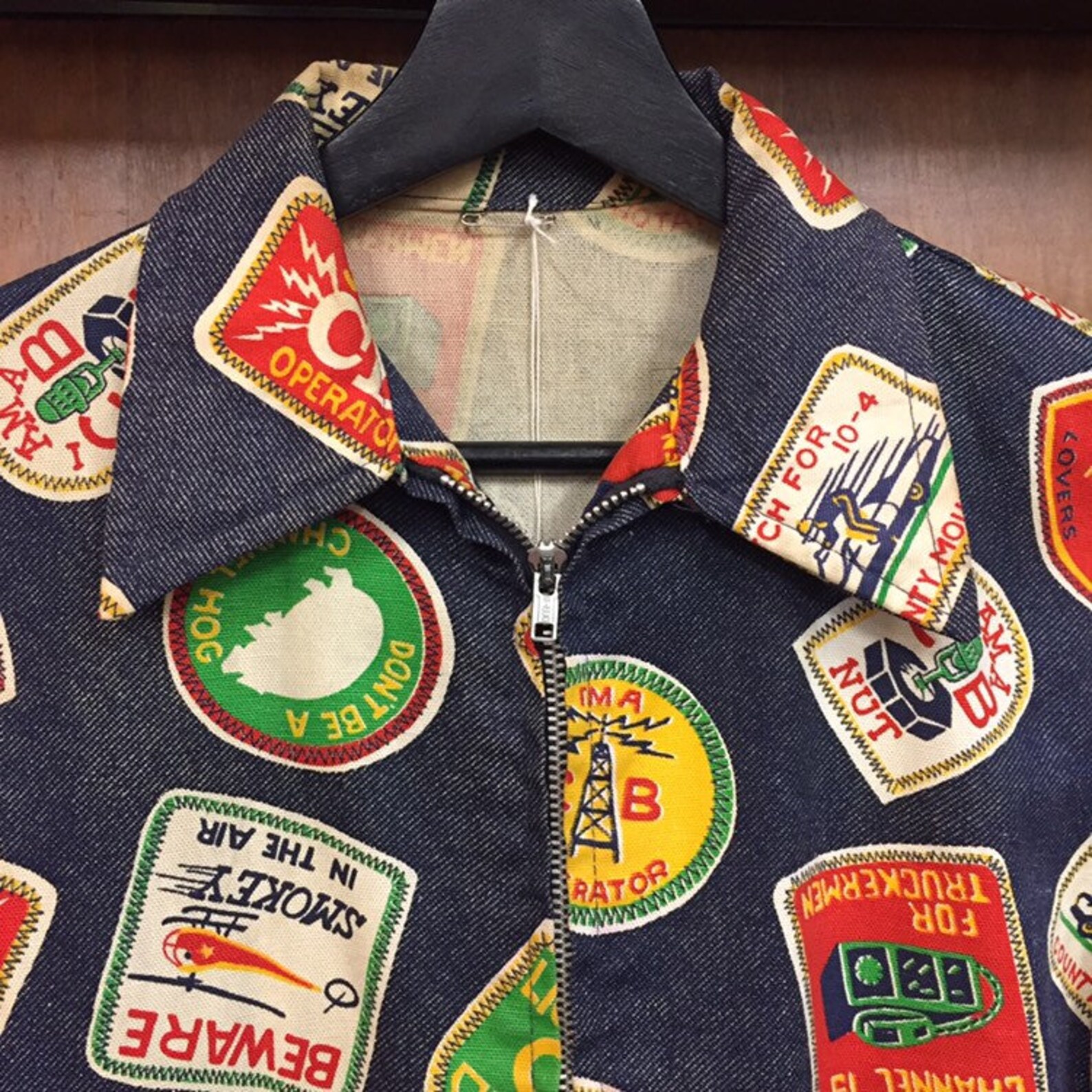 Vintage 1970s CB Trucker Pop Art Jacket 1960s Jacket - Etsy