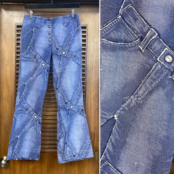 Vintage 1960’s “Tregos” Western Flare Pop Art Deni