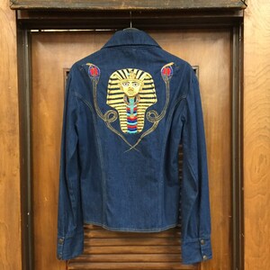 Vintage 1970s Antonio Guiseppe King Tut Denim Jacket, Vintage Denim, Vintage Jacket, 1970s Denim, Vintage Clothing image 4