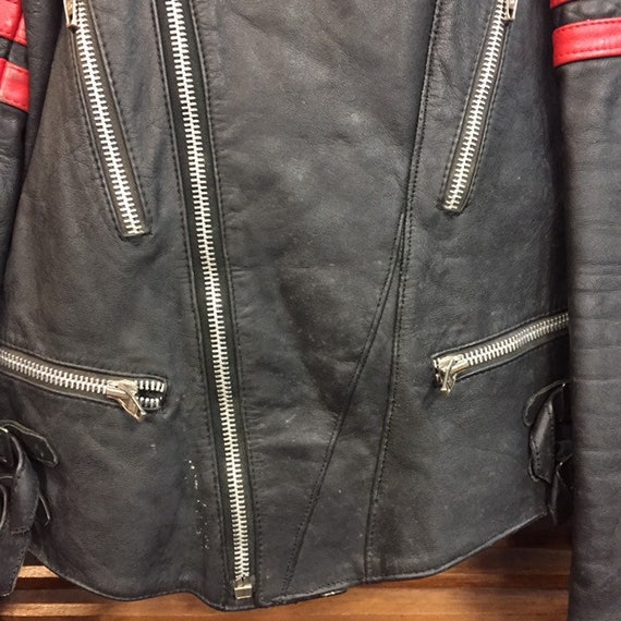 Vintage 1980s Motorcycle Racing Leather Jacket Vintage - Etsy
