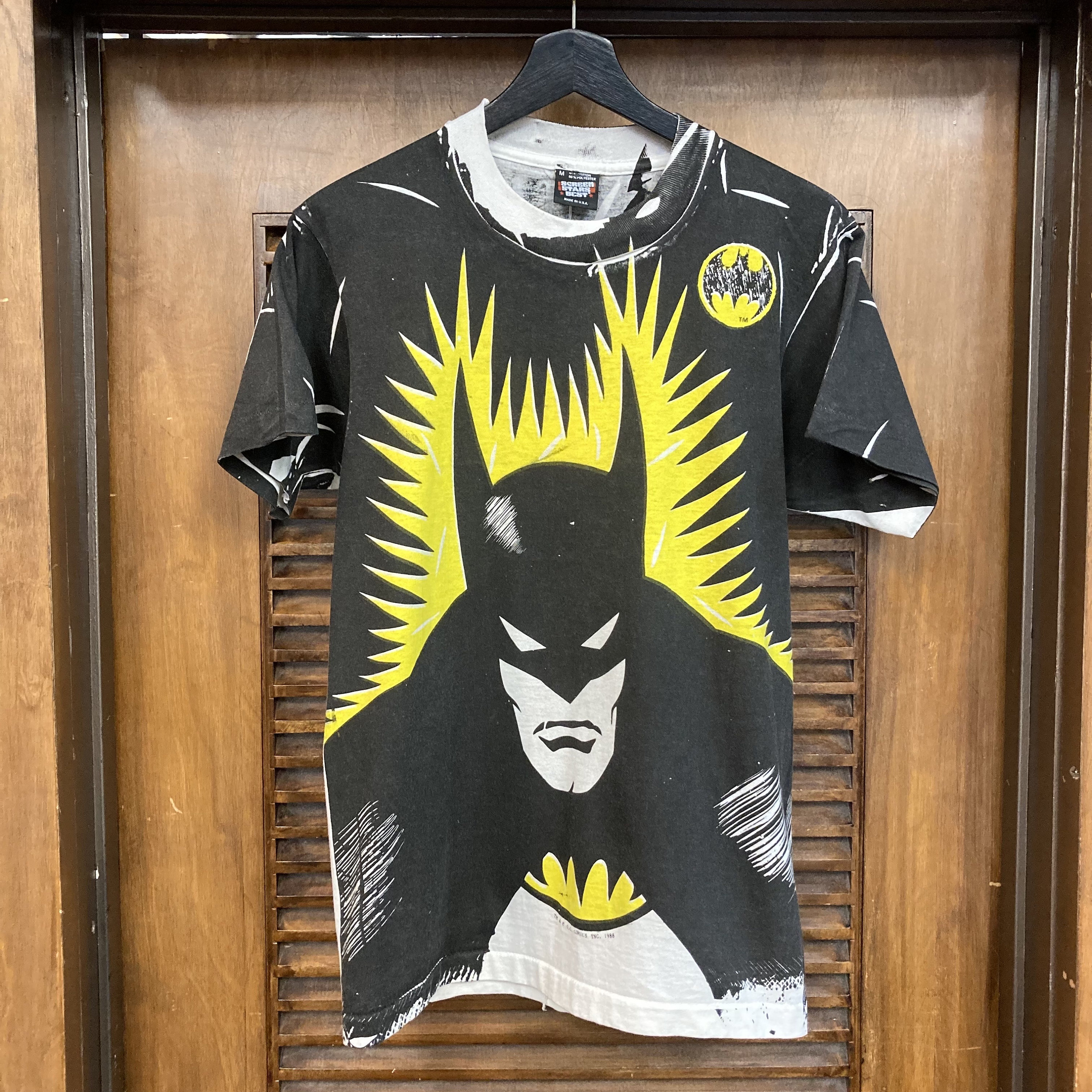Vintage 1980's Dated 1988 Batman DC Comics Superhero T-shirt