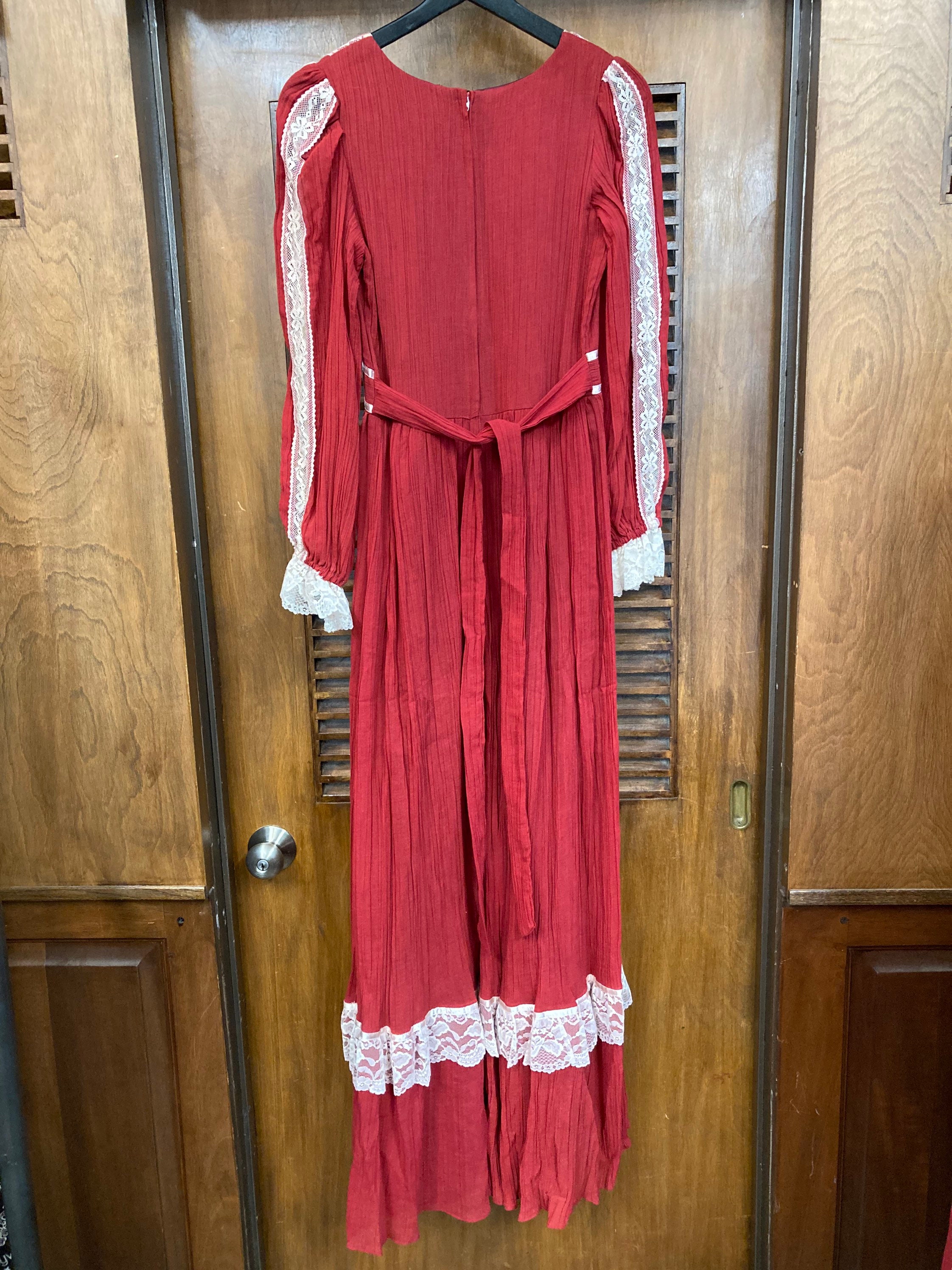 Vintage 1970’s Size 9 Gunne Sax by Jessica Prairie Lace, Hippie Boho ...