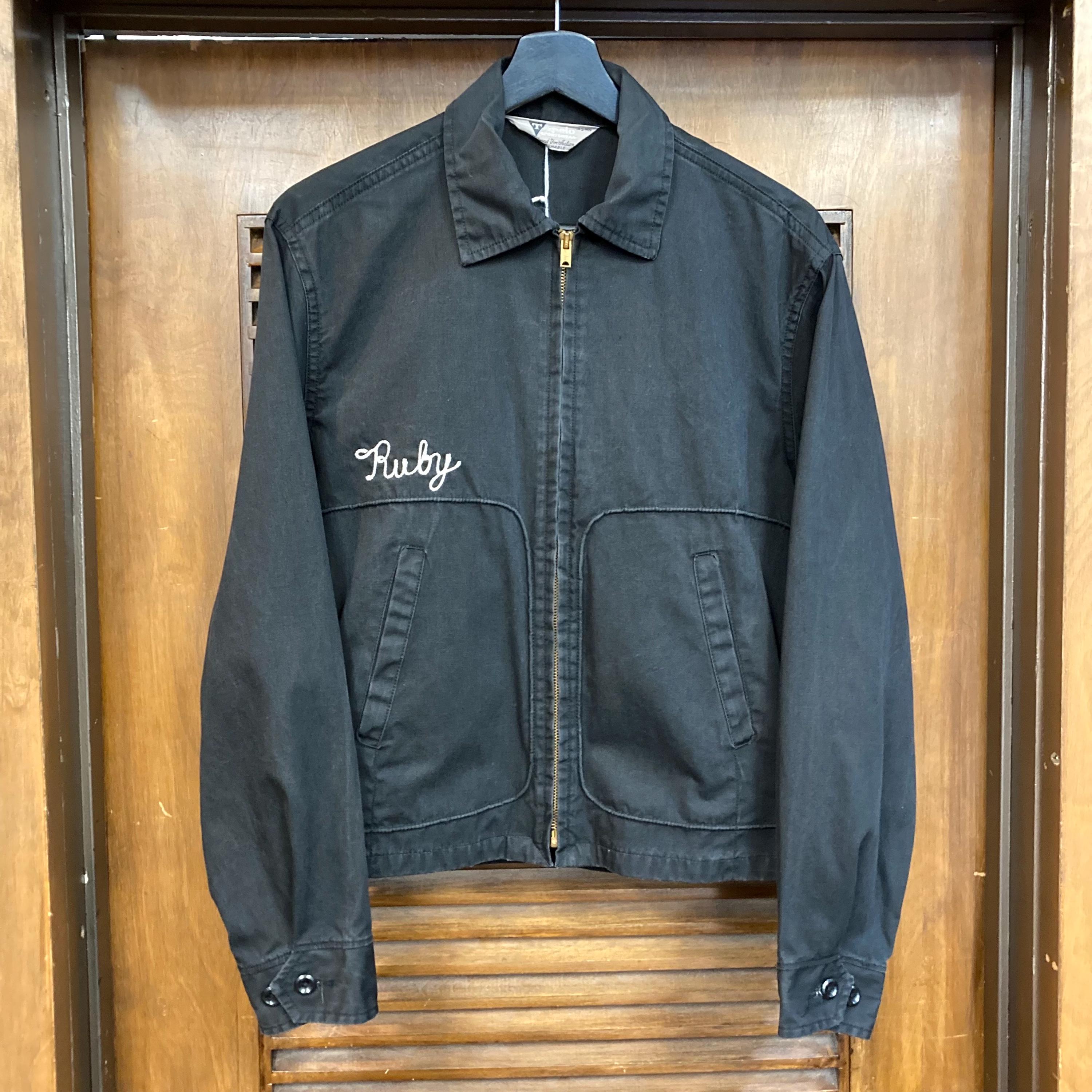 Special 60s カークラブジャケット フェード ホットロッド 50s Car Club Jacket 50年代 カークラブジャケット 紺 L位