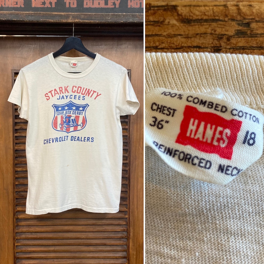 Vintage 1960s Soap Box Derby Jaycees Chevy Car Dealer Cotton Hanes T shirt 60s Tee Shirt Vintage Clothing Etsy