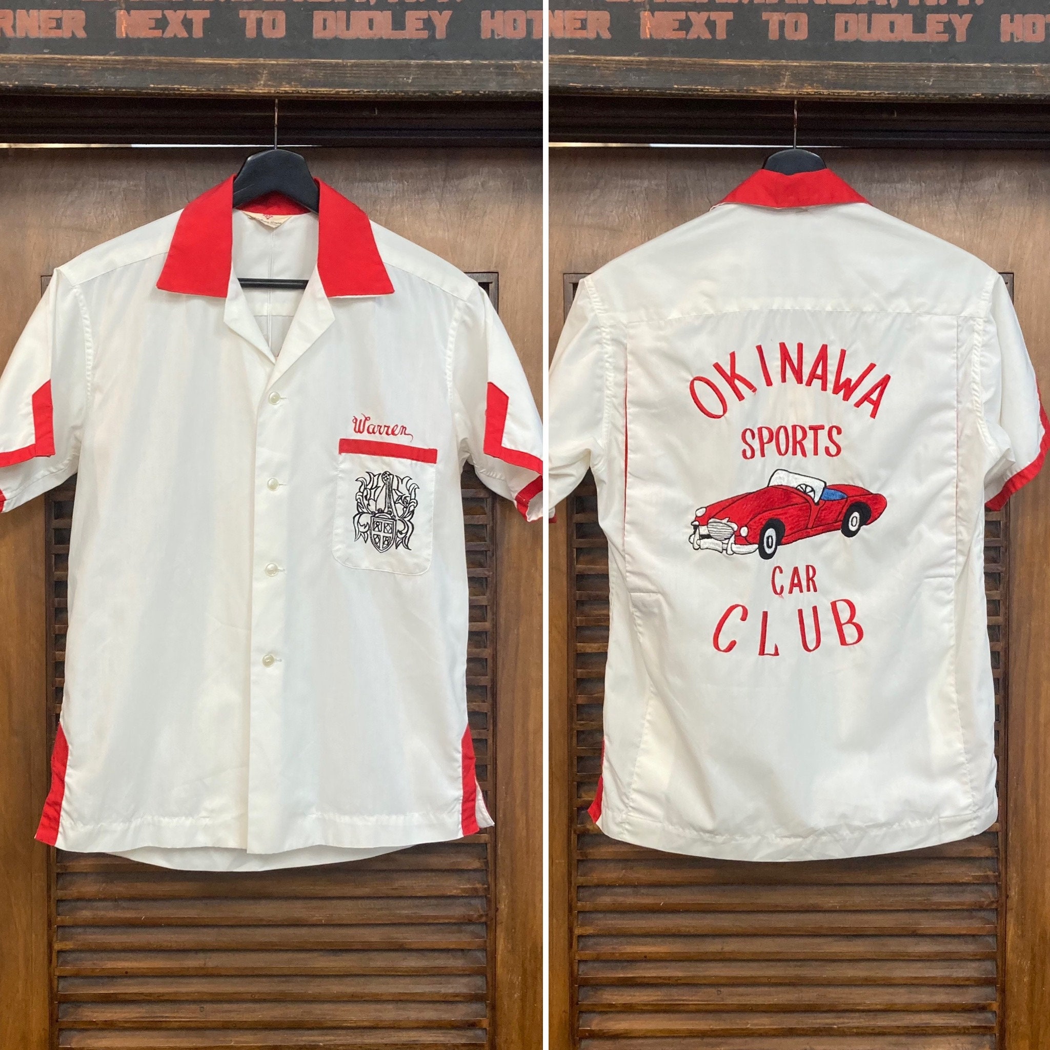 Vintage 1960's Made in Japan Car Club Cotton Embroidered Vintage 1960's Made in Japan Car Club Cotton Embroidered