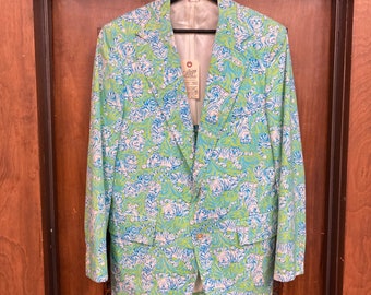 Vintage 1960's “lilly Pulitzer” Men's Stuff Label Mod Tiger Vintage 1960's “lilly Pulitzer” Men's Stuff Label Mod Tiger