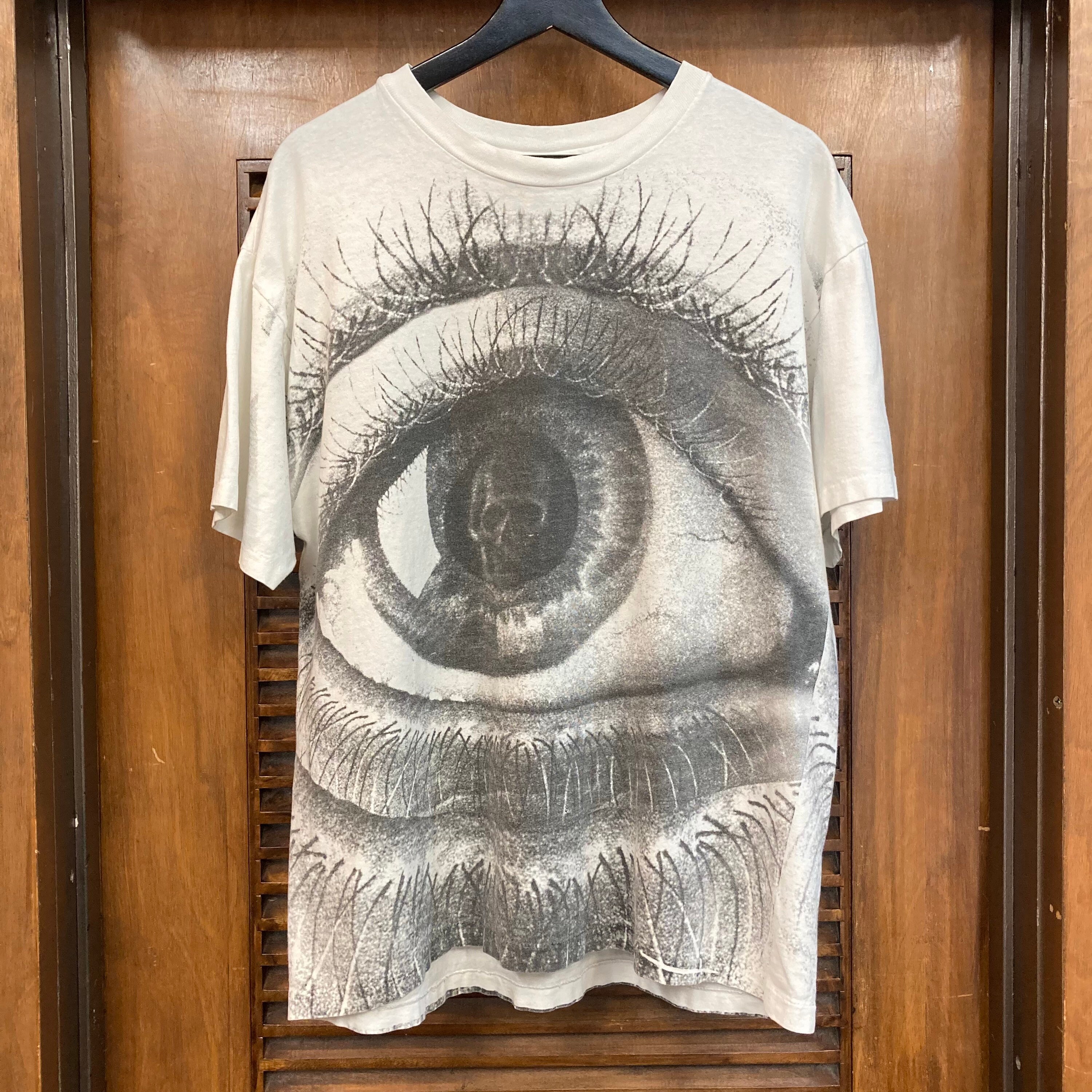 Vintage 1980's M.C. Escher Skull in Eyeball Artwork Tee Vintage 1980's M.C. Escher Skull in Eyeball Artwork Tee