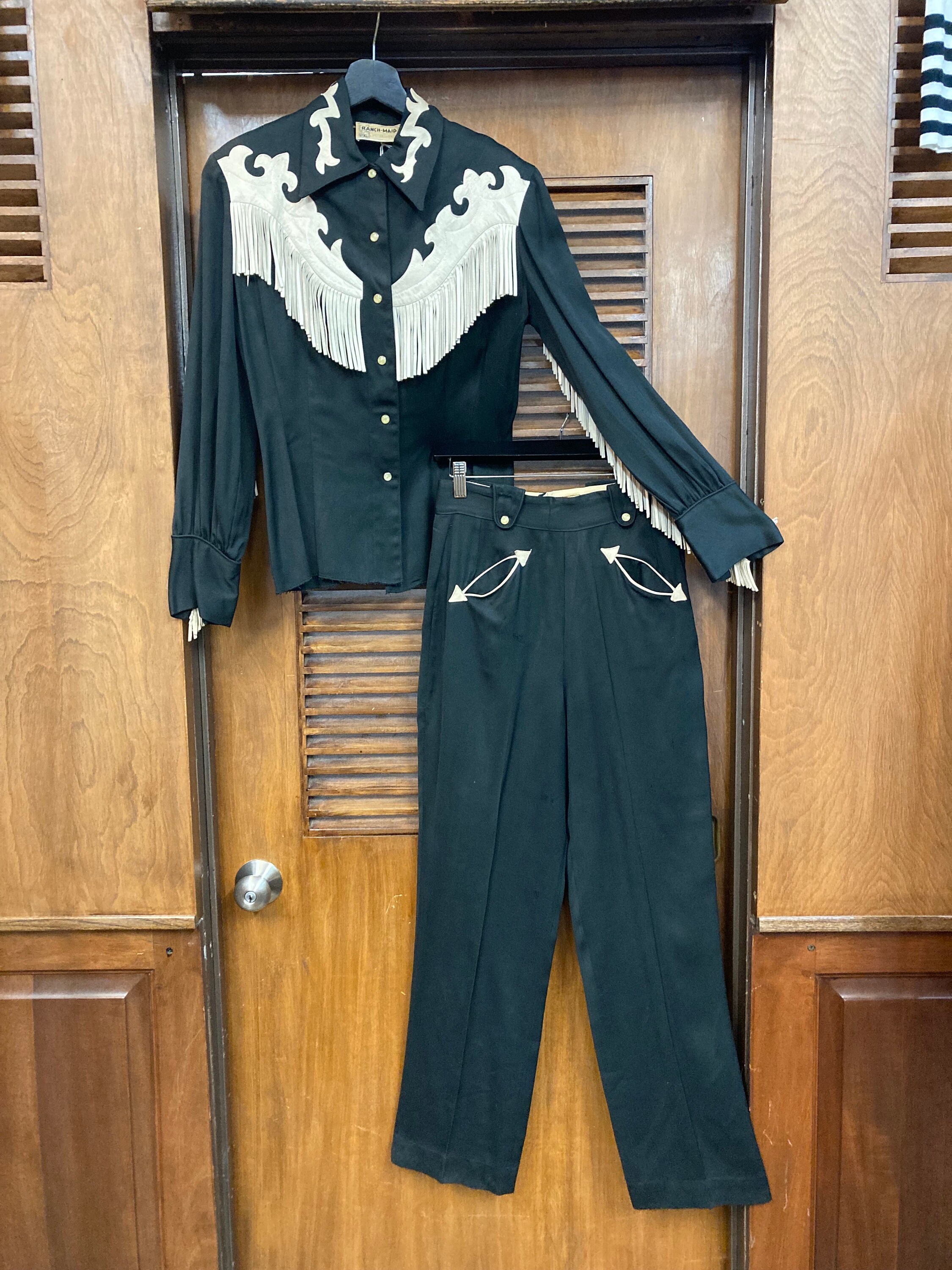 1960年代 コンポラスーツRatner California Clothes Vintage 1950's Ladies “california Ranchwear” Western Cowboy