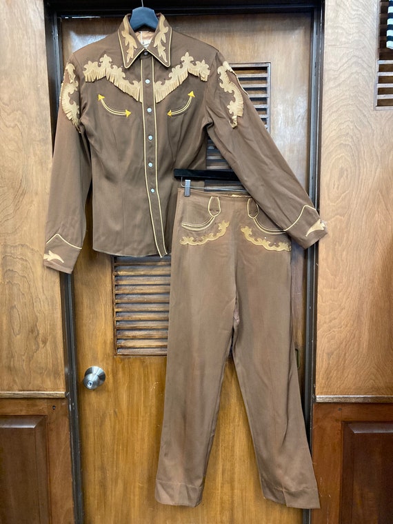 Vintage 1950's Ladies “california Ranchwear” Western Cowboy