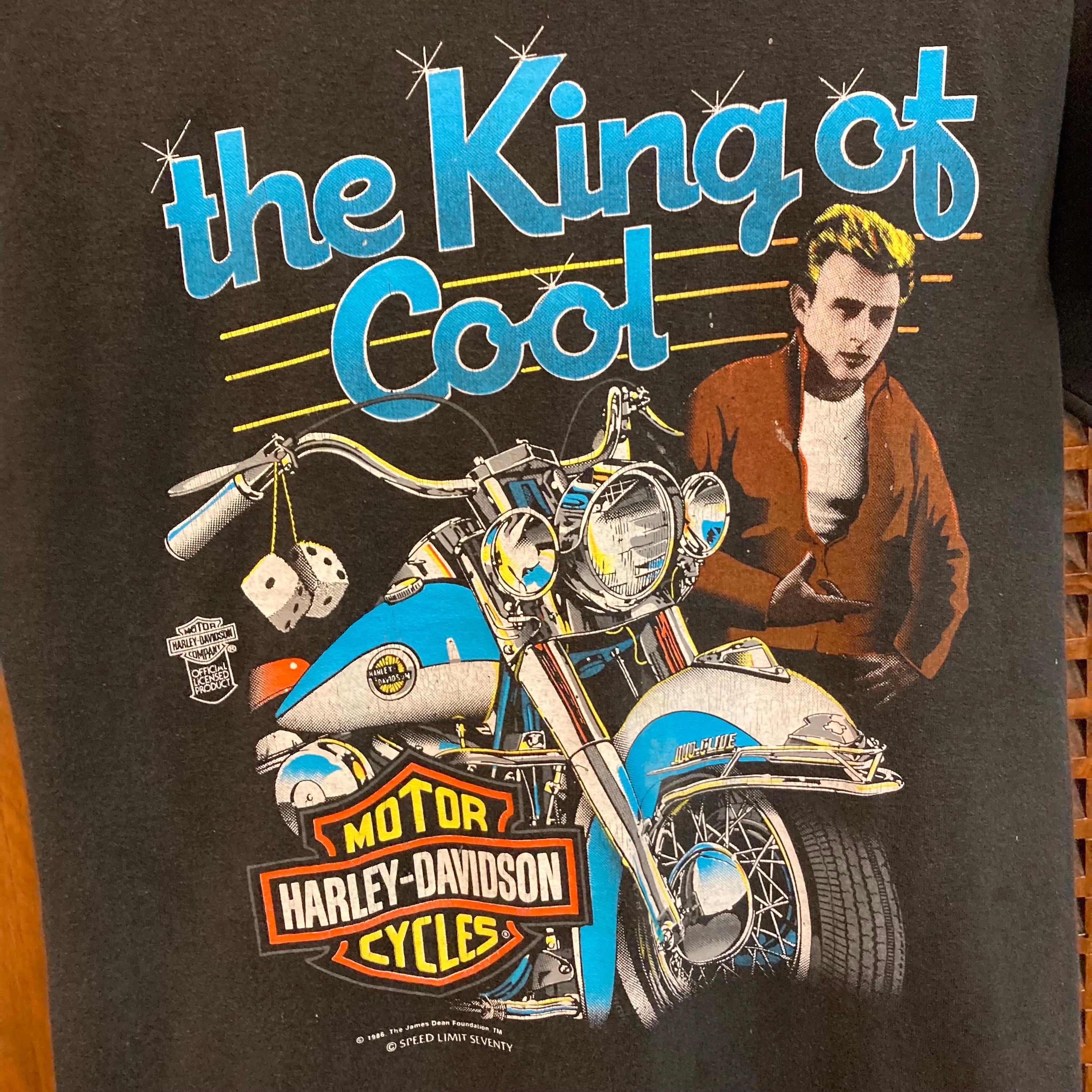 Vintage 1980's Dated 1986 Harley Davidson X James Dean MC