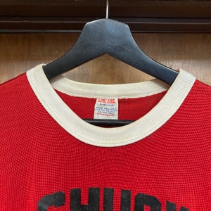 Vintage 1960s Chuck McCann TV Show Actor Durene Jersey Pop Art Flocked Shirt image 6