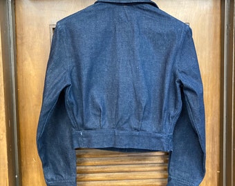 melhem 50’s LEVI'S DENIM RANCH JACKET Vintage 1950's -deadstock- Levi's Denim Family Cropped Pearl