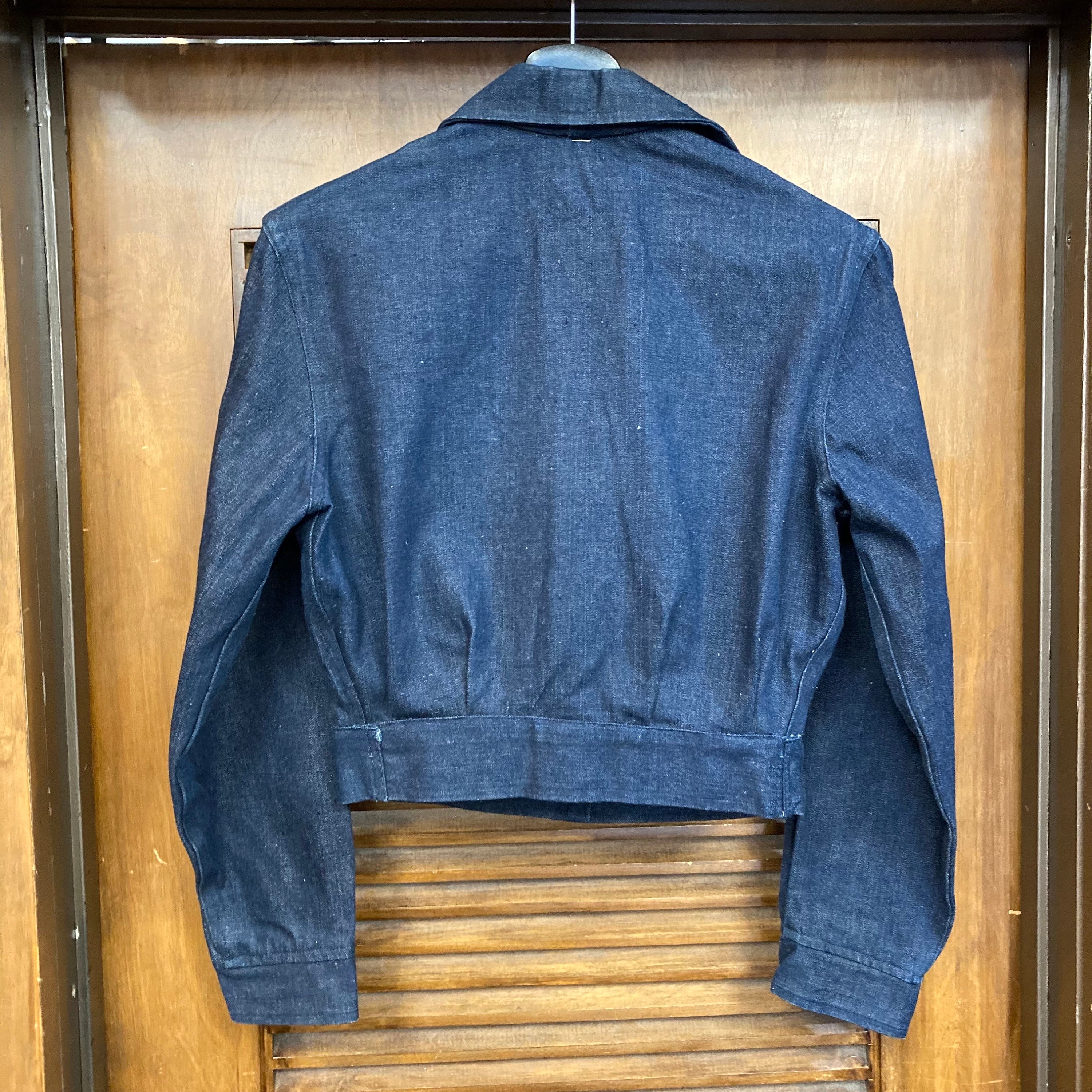 Vintage 1950's -deadstock- Levi's Denim Family Cropped Pearl