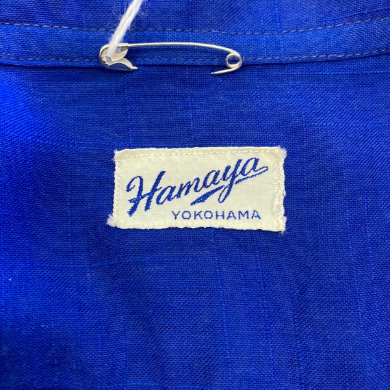 50's vintage bowling shirt 刺繍  SOUVENIR 1950's VINTAGE 50's Orlon & Wool KNIT BOWLING SHIRT
