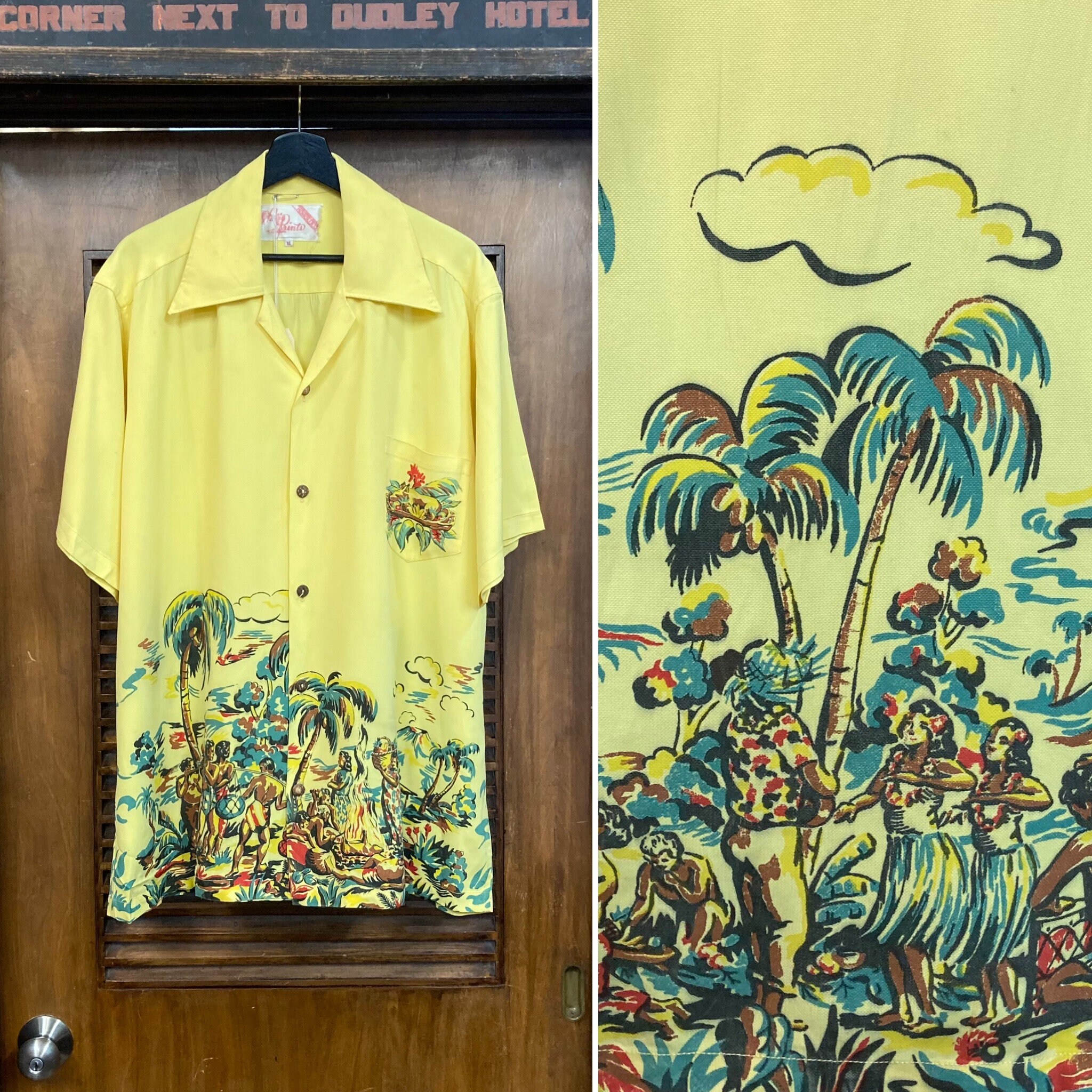 1950s Rayon Shirt - Etsy Singapore 1950s Rayon Shirt - Etsy Singapore