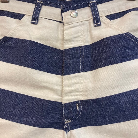 Vintage 1960’s/70’s Wrangler Blue and White Strip… - image 5