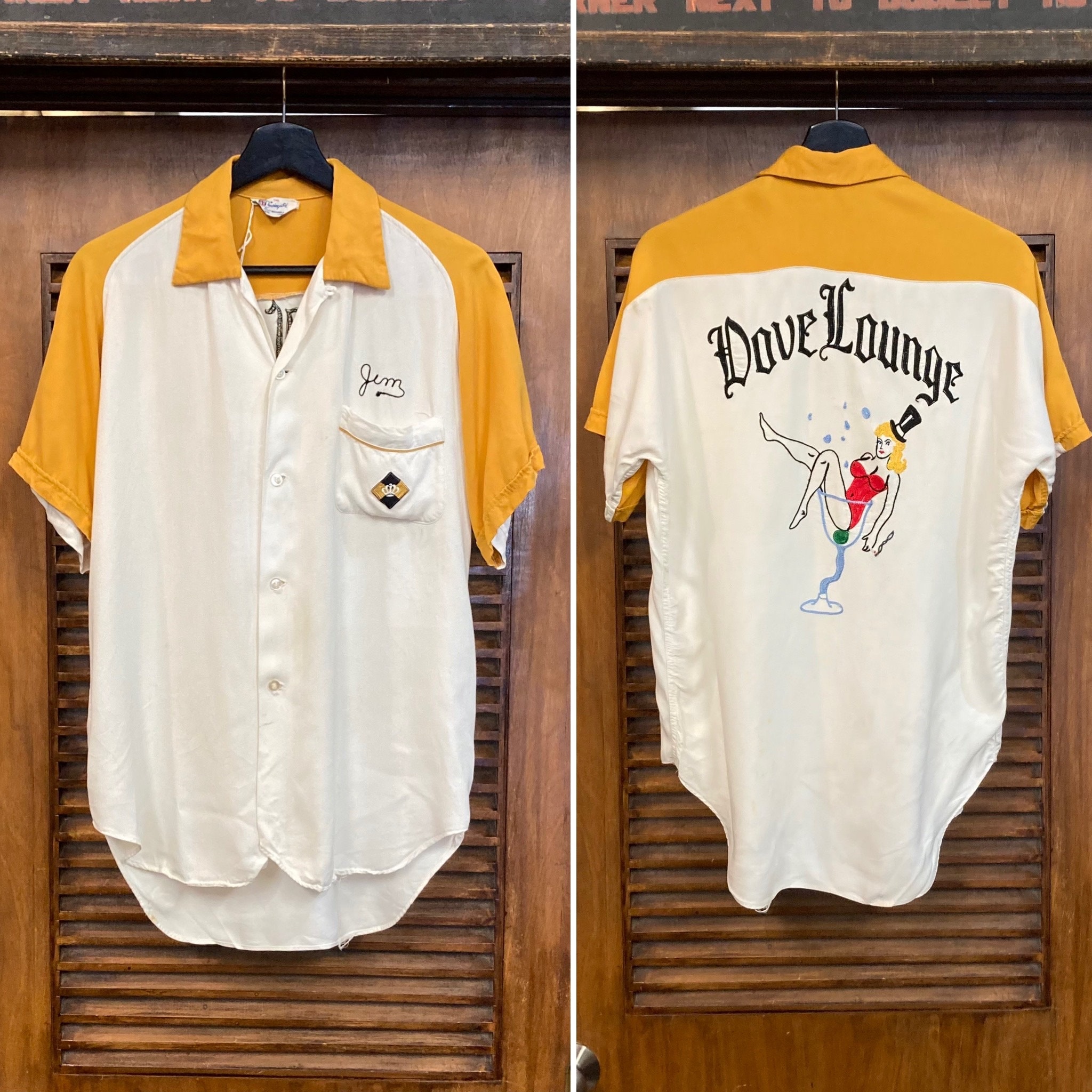 Vintage 1950s dove Lounge Burlesque Pin up Rayon Rockabilly Bowling Shirt, Original Embroidery, 50s Vintage Clothing - Etsy Vintage 1950s dove Lounge Burlesque Pin up Rayon Rockabilly Bowling Shirt, Original Embroidery, 50s Vintage Clothing - Etsy