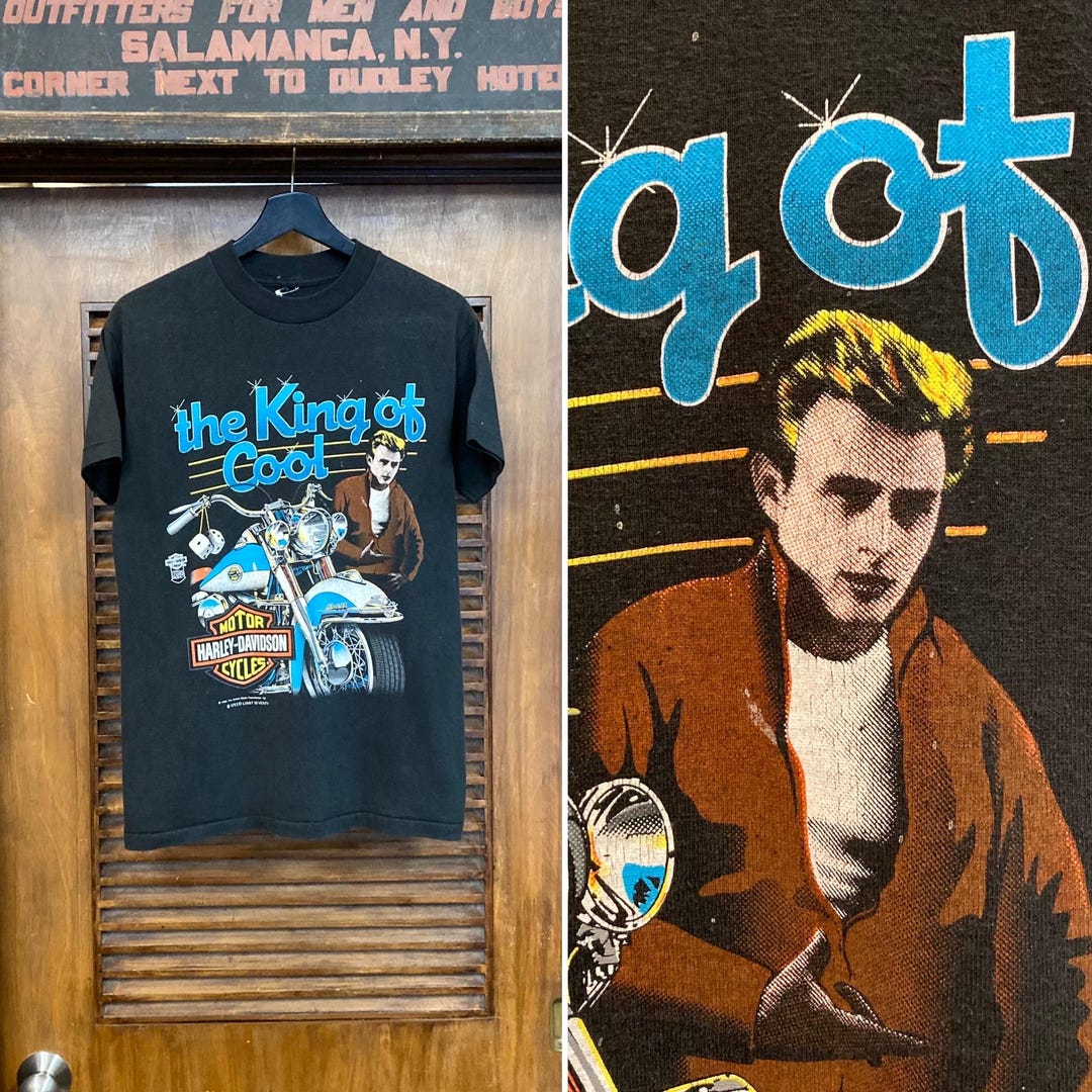 Vintage 1980's Dated 1986 Harley Davidson X James Dean MC