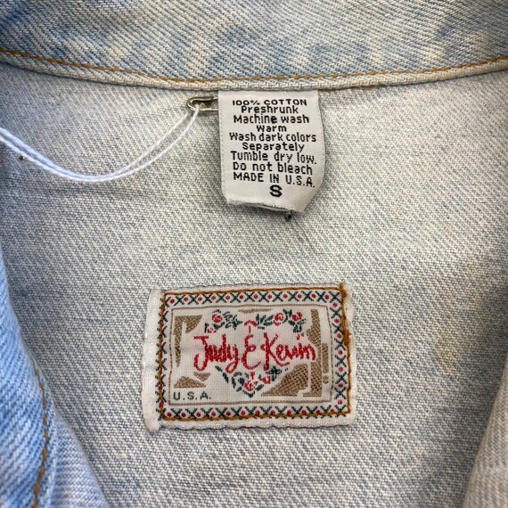 Vintage 1980's Hollywood Artwork Marilyn Monroe Denim Cropped
